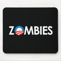 Anti-Obama - Zombies white mousepads