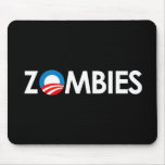 Anti-Obama - Zombies white mousepads