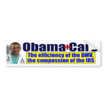 Anti ObamaCare Bumper Sticker