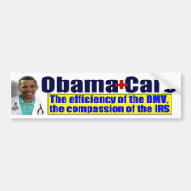 Anti ObamaCare Bumper Sticker