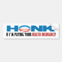 Anti ObamaCare Bumper Sticker