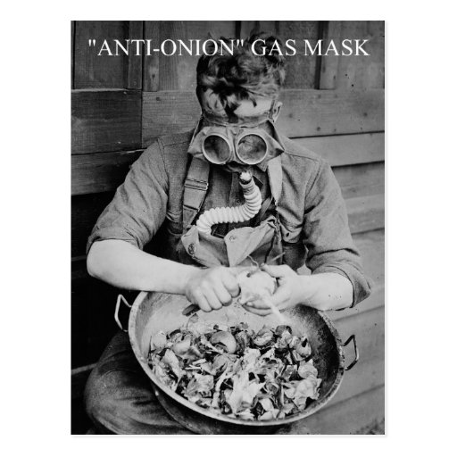 Antionion Gas Mask Postcard Zazzle
