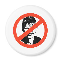 ANTI-PALIN: ANTI-Sarah Palin Fridge Magnet