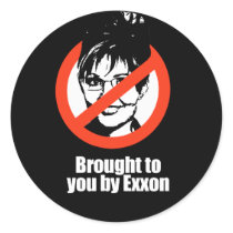 ANTI-PALIN - Brought to you by exxon Sticker
