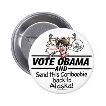 Anti-Palin Cariboobie Button buttons