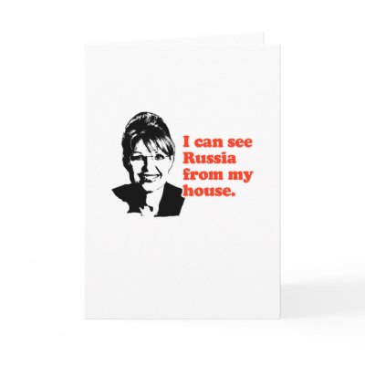 ANTI-PALIN / I can see Russia from my house Card by AntiPalin