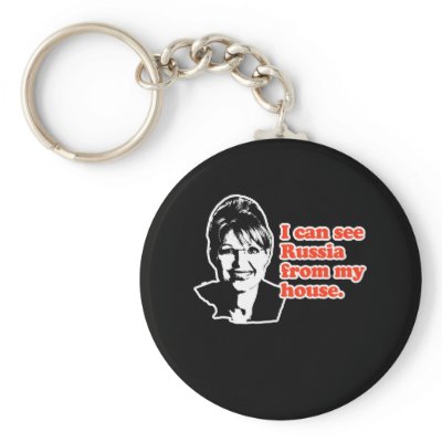 ANTI-PALIN / I can see Russia from my house Key Chain by AntiPalin