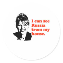 ANTI-PALIN / I can see Russia from my house stickers by AntiPalin ANTI-PALIN / I can see Russia from my house stickers