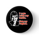 ANTI-PALIN / I voted with my brain buttons