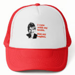 ANTI-PALIN / I voted with my brain Trucker Hats