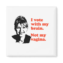 ANTI-PALIN / I voted with my brain magnets by AntiPalin ANTI-PALIN / I voted with my brain magnets