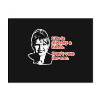 ANTI-PALIN / Life is already a bitch postcards by AntiPalin ANTI-PALIN / Life is already a bitch postcards