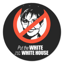 ANTI-PALIN - Put the white back in the white house stickers by AntiPalin ANTI-PALIN - Put the white back in the white house stickers