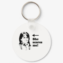 ANTI-PALIN / She scares me keychains by AntiPalin ANTI-PALIN / She scares me keychains