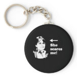 ANTI-PALIN / She scares me Key Chains