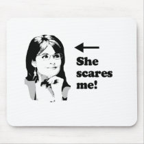 ANTI-PALIN / She scares me mousepads by AntiPalin ANTI-PALIN / She scares me mousepads