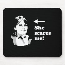 ANTI-PALIN / She scares me mousepads by AntiPalin ANTI-PALIN / She scares me mousepads