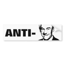 ANTI-PAUL: Anti-Ron Paul bumper stickers by ElectionGear ANTI-PAUL: Anti-Ron Paul bumper stickers