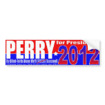 Anti-Perry Bumper Sticker