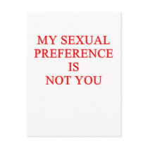 anti pick up line postcards