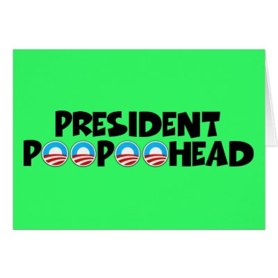 Anti President Obama Greeting Card by NOBAMAMAN