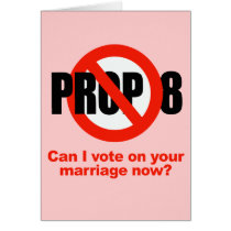 ANTI PROP 8 - Can I vote on your marriage cards