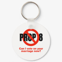 ANTI PROP 8 - Can I vote on your marriage keychains