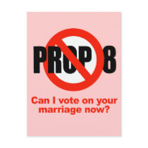 ANTI PROP 8 - Can I vote on your marriage postcards by gay_pride ANTI PROP 8 - Can I vote on your marriage postcards