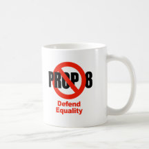 ANTI PROP 8 - Defend Equality Coffee Mug