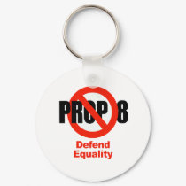 ANTI PROP 8 - Defend Equality keychains