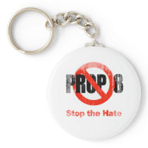 ANTI PROP 8 - Stop the Hate Faded.png keychains