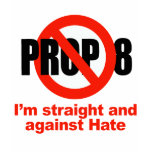 ANTI PROP 8 - Straight against Hate Shirt