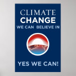 Anti-Protest Climate Change - Obama Parody Poster
