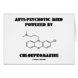 Anti-Psychotic Mind Powered By Chlorpromazine Greeting Card