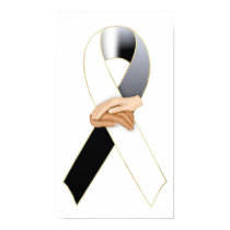 Anti Racism Awareness Ribbon Print by mrssocolov Anti Racism Awareness Ribbon Print