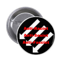 anti-racist button