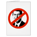 ANTI-REAGAN GREETING CARD