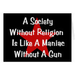 Anti-Religion Quote Greeting Cards