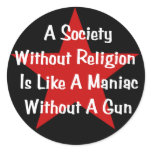 Anti-Religion Quote Stickers