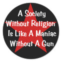 Anti-Religion Quote stickers