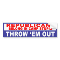 Anti-Republican -  Camp Stupid bumper stickers