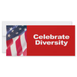 Anti-Republican - Celebrate Diversity Custom Rack Card
