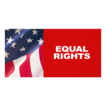 Anti-Republican - Equal Rights Personalized Photo Card