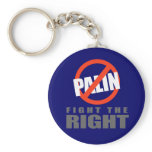 Anti-Republican- Fight the Right Keychain