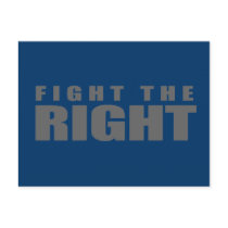 Anti-Republican- Fight the Right Postcards