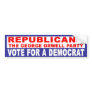 Anti-Republican -  George Orwell 1984 Bumper Sticker