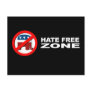 Anti-Republican - Hate Free Zone 2 Postcards