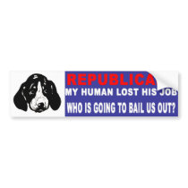 Anti-Republican -  Lost My Job bumper stickers