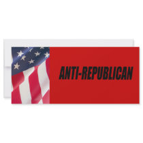 ANTI-REPUBLICAN Stuff rack cards