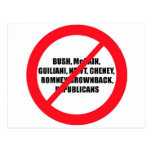 Anti-Republicans Post Card